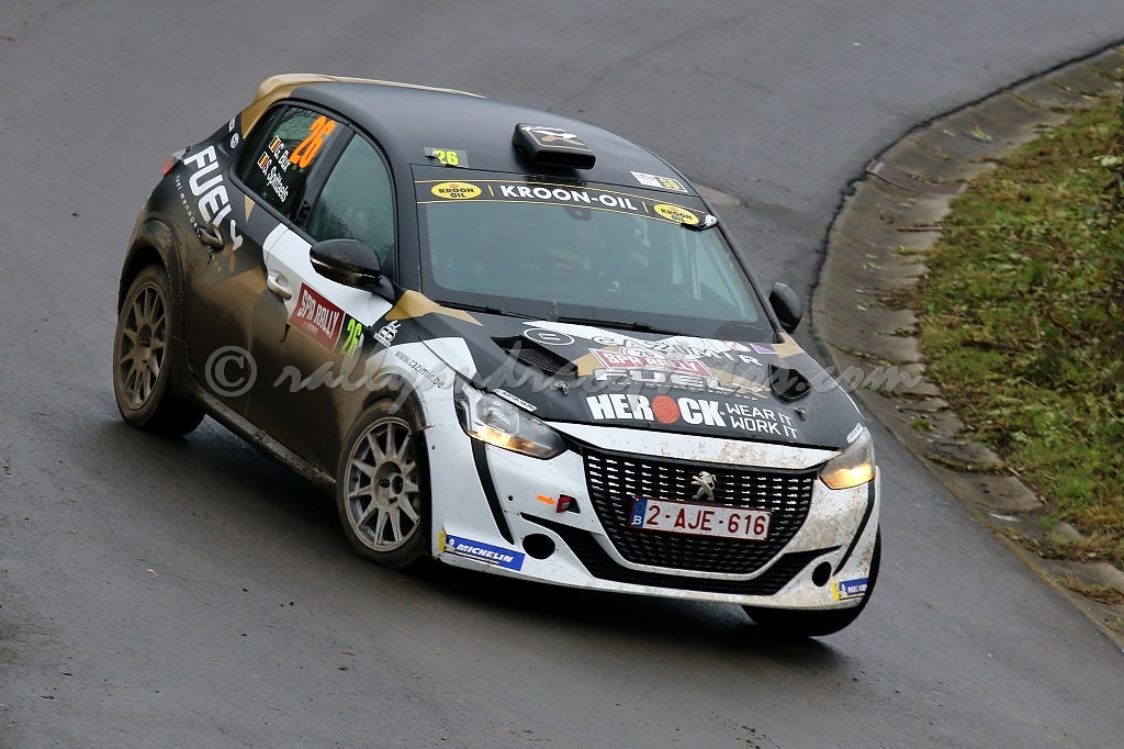 Bux / Spittaels, Peugeot 208 Rally4, Burton Racing